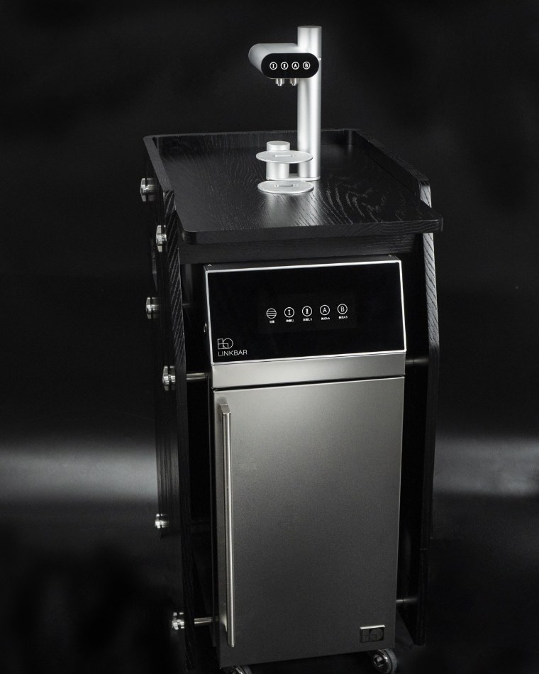 Linkbar Single Touch Coffee Under-Counter Coffee System Linkbar Single Touch Coffee under-counter installation