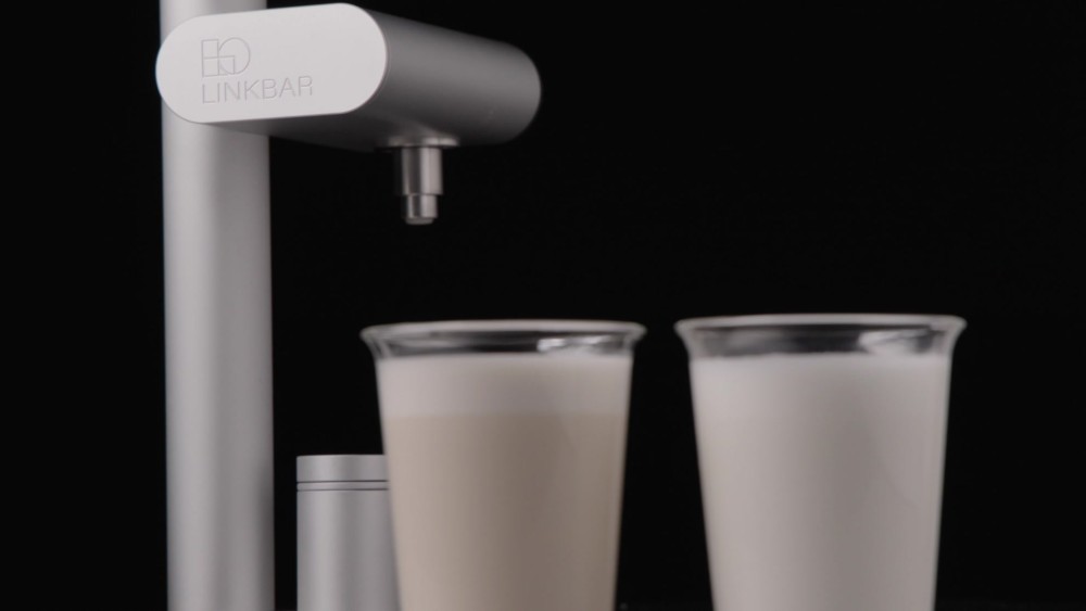 Linkbar Single Touch Milk Under-Counter Milk-Foaming System Different types of milk foam from Single Touch Milk